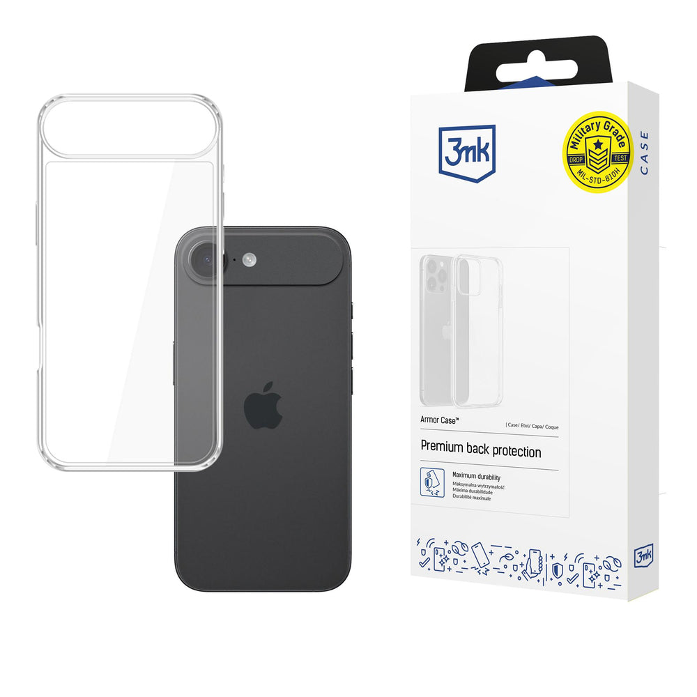 3mk Armor Case til Apple iPhone 17 Air - Gennemsigtig