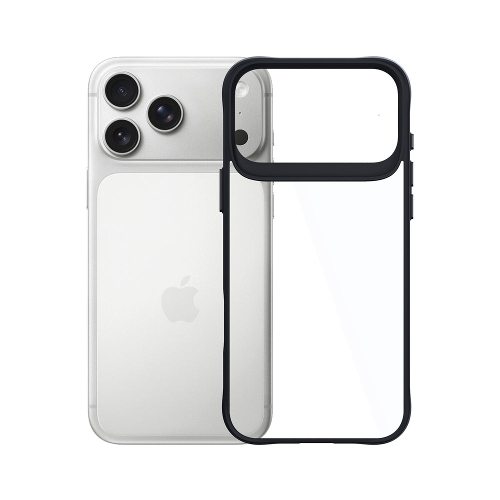 3mk Satin Armor Case+ til iPhone 17 Pro Max - gennemsigtigt sort