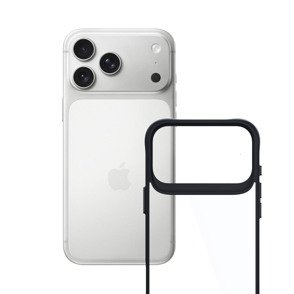 3mk Satin Armor Case+ til iPhone 17 Pro Max - gennemsigtigt sort