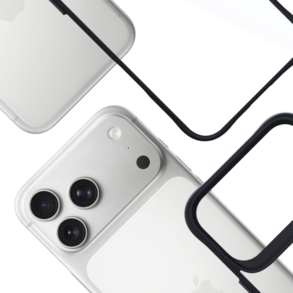 3mk Satin Armor Case+ til iPhone 17 Pro Max - gennemsigtigt sort