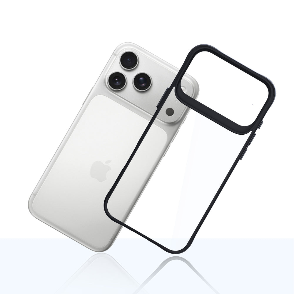 3mk Satin Armor Case+ til iPhone 17 Pro Max - gennemsigtigt sort