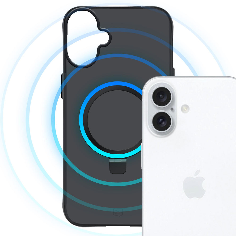3mk Smoke Case Mag&Stand for iPhone 17 - sort