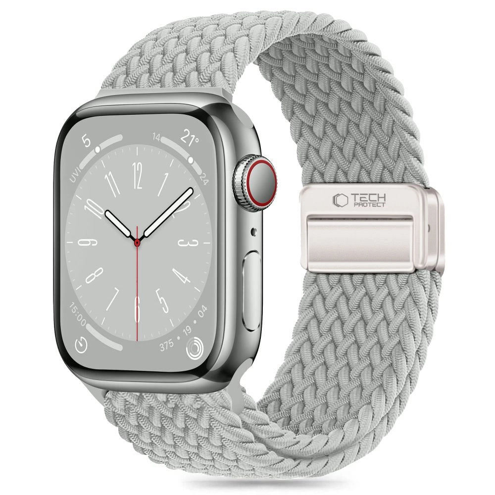 Tech-Protect Nylon Strap til Apple Watch 40/41/42mm - Grå
