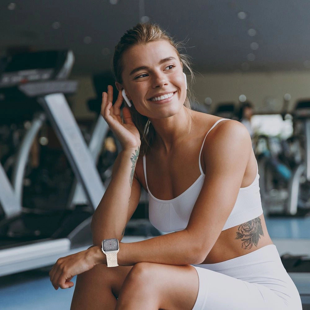 Tech-Protect Nylon Strap til Apple Watch 44 / 45 / 46 / 49 mm - Grå