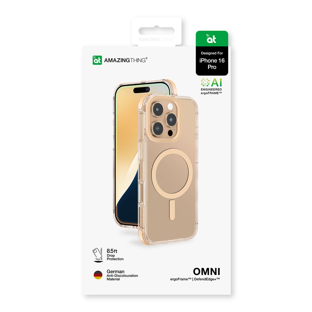 AmazingThing Omni Mag Case til iPhone 16 Pro Max - Rose Gold