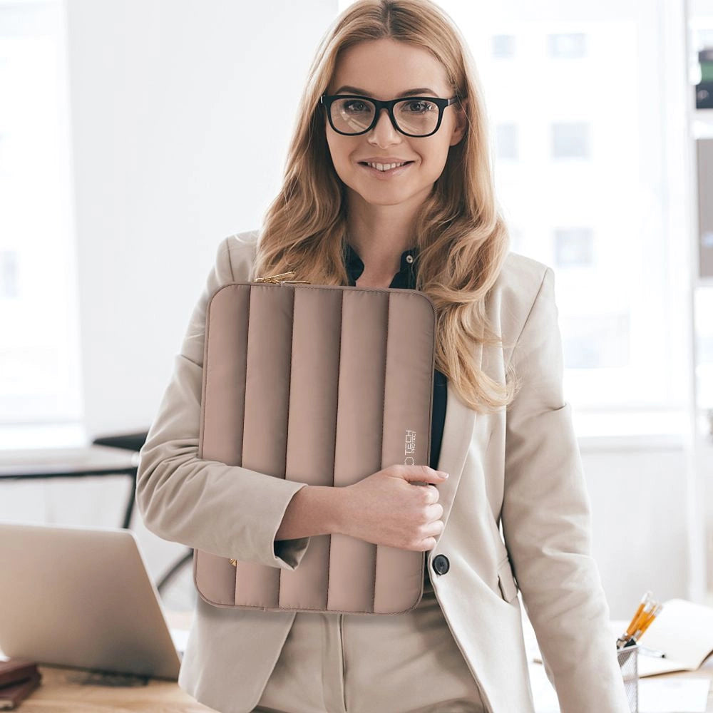 Tech-Protett Fluffy Laptop Bag 15-16 - Brunt