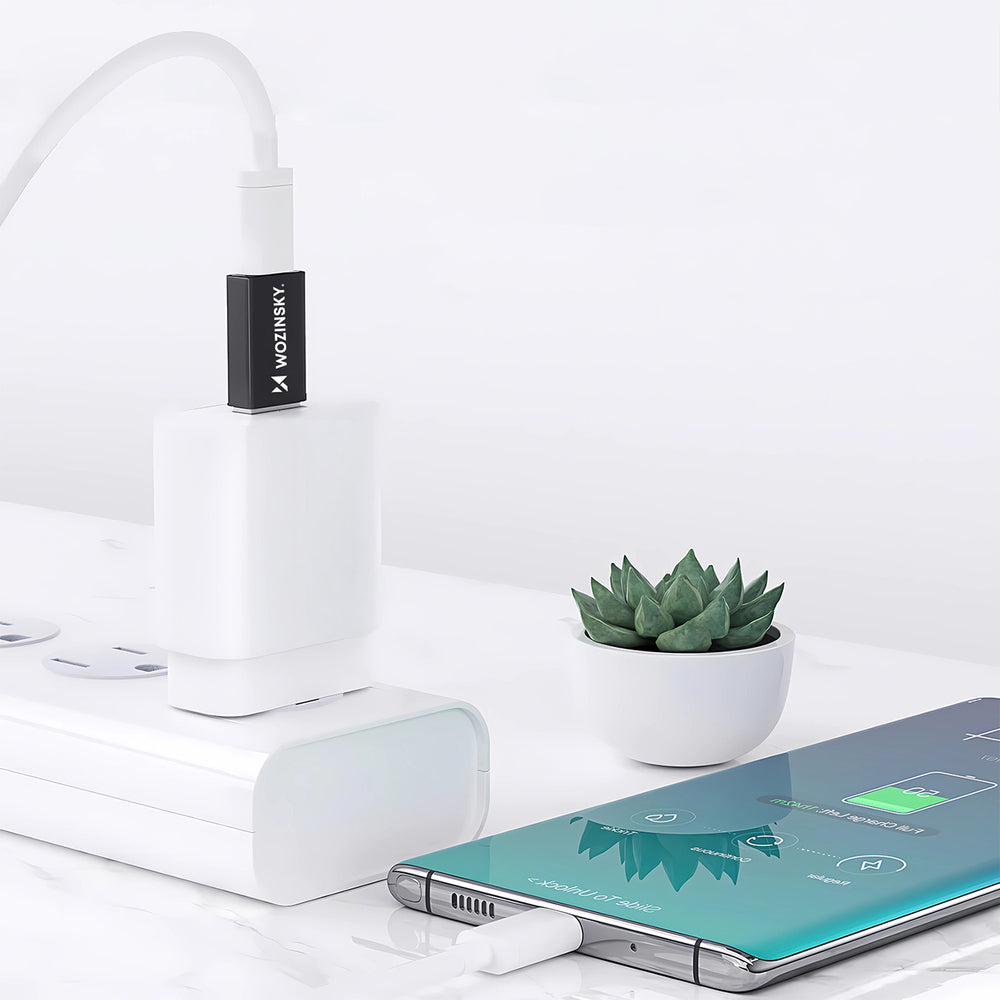 Wozinsky WAAC-01 USB-A - USB-C OTG-adapter - sort