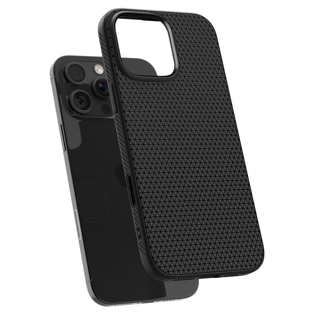 Spigen Liquid Air ”T” MagSafe Case for iPhone 16 Pro Max - Matte Black