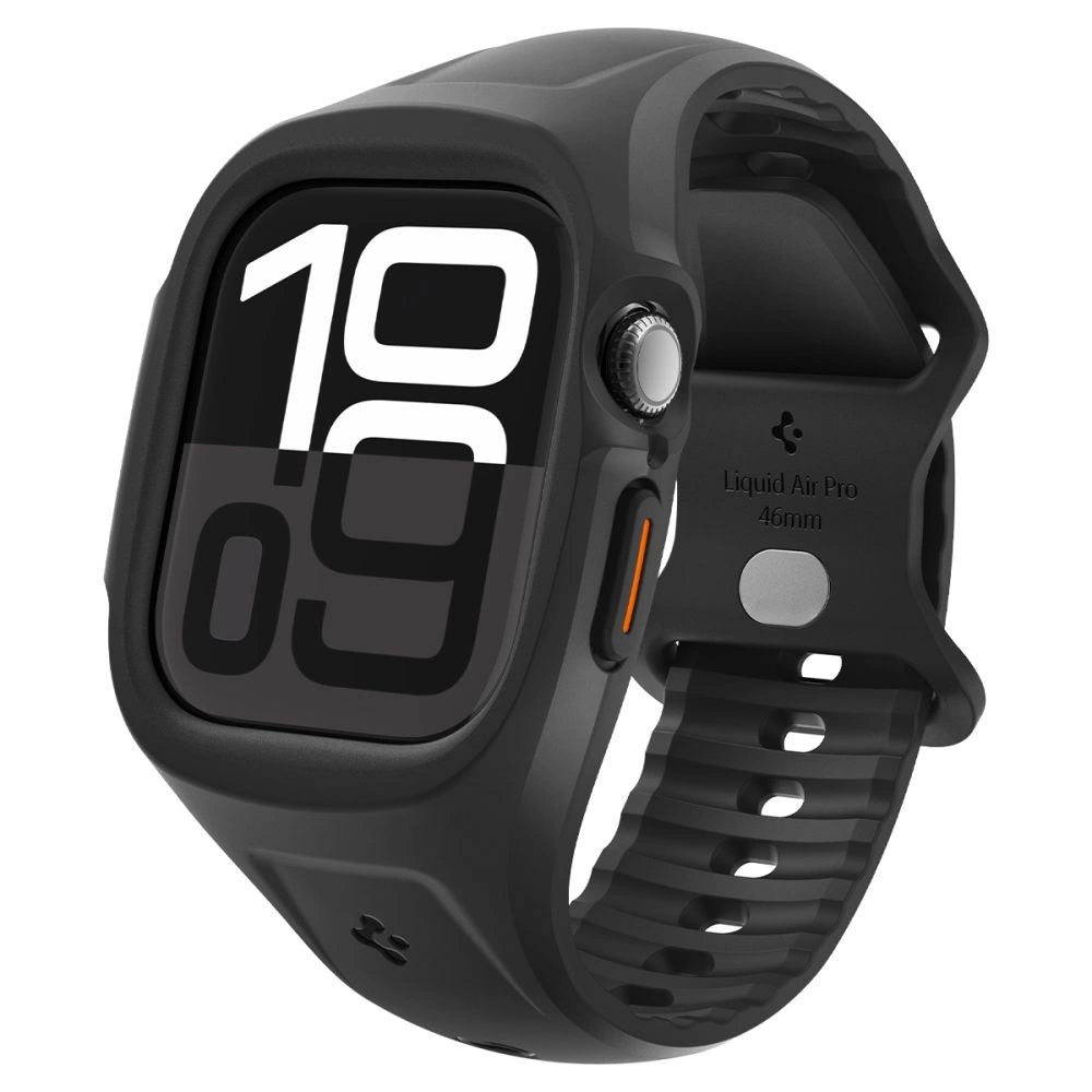 Spigen Liquid Air Pro Strap til Apple Watch 46mm - Matte Black