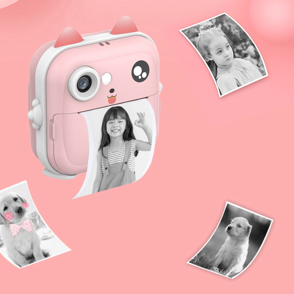 Wozinsky WDT-01 Termisk Printer Kamera til Børn - Pink