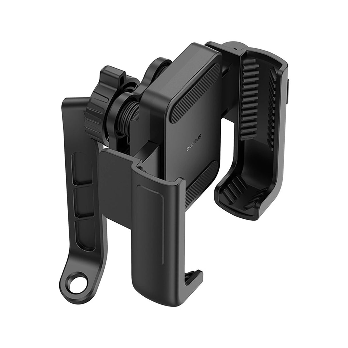 Baseus GoTrip Motorcycle Phone Holder for Mirror, with Shock Absorption - Black