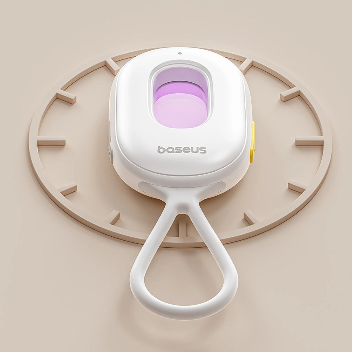 Baseus Heyo Series II Hidden Camera Detector with Alarm and Mini Flashlight + Baseus Simple USB-A - USB-C Cable - White