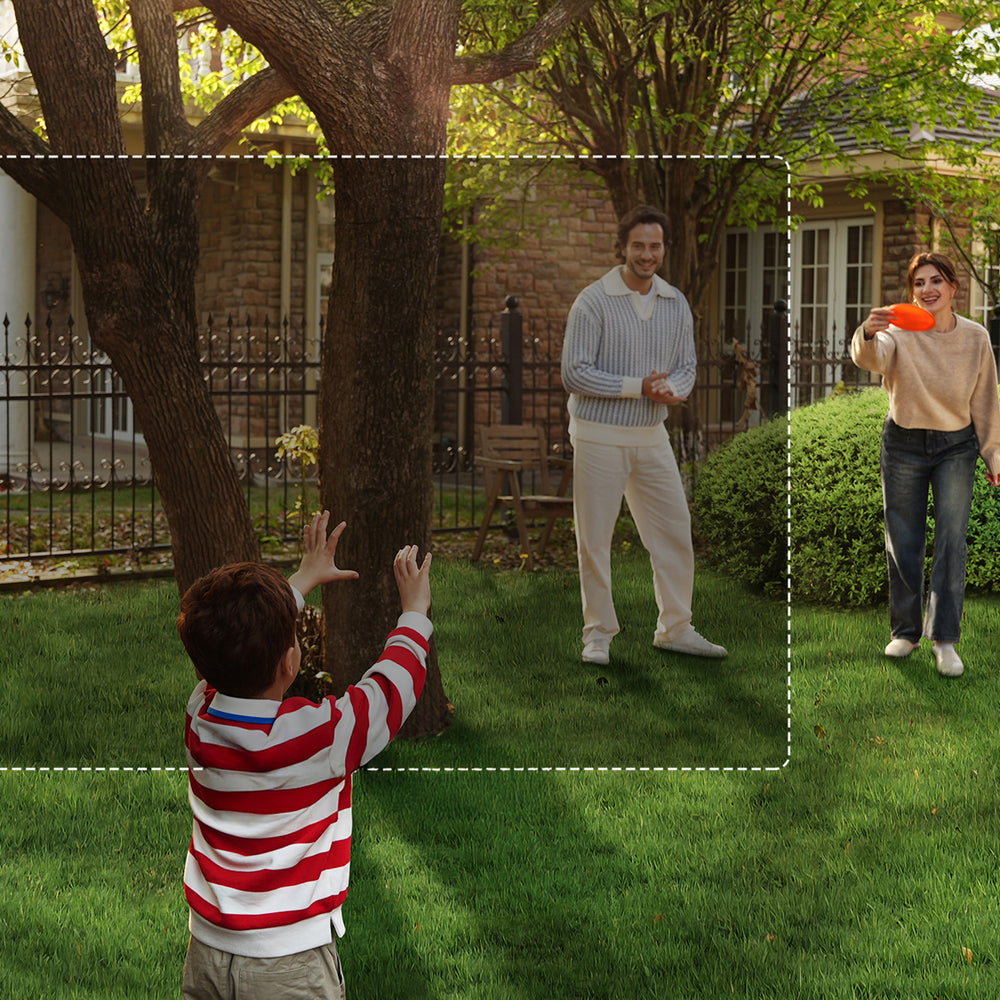 Baseus Security N1 Plus Dual 2K Outdoor Surveillance Kit (2 kameraer) Hvid