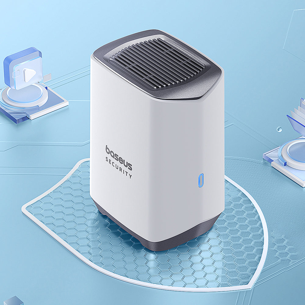 Baseus Security N1 Plus Dual 2K Outdoor Surveillance Kit (2 kameraer) Hvid