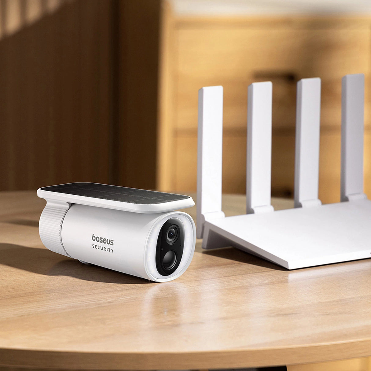 Baseus Security S1 2K Udendørs kamera Hvid