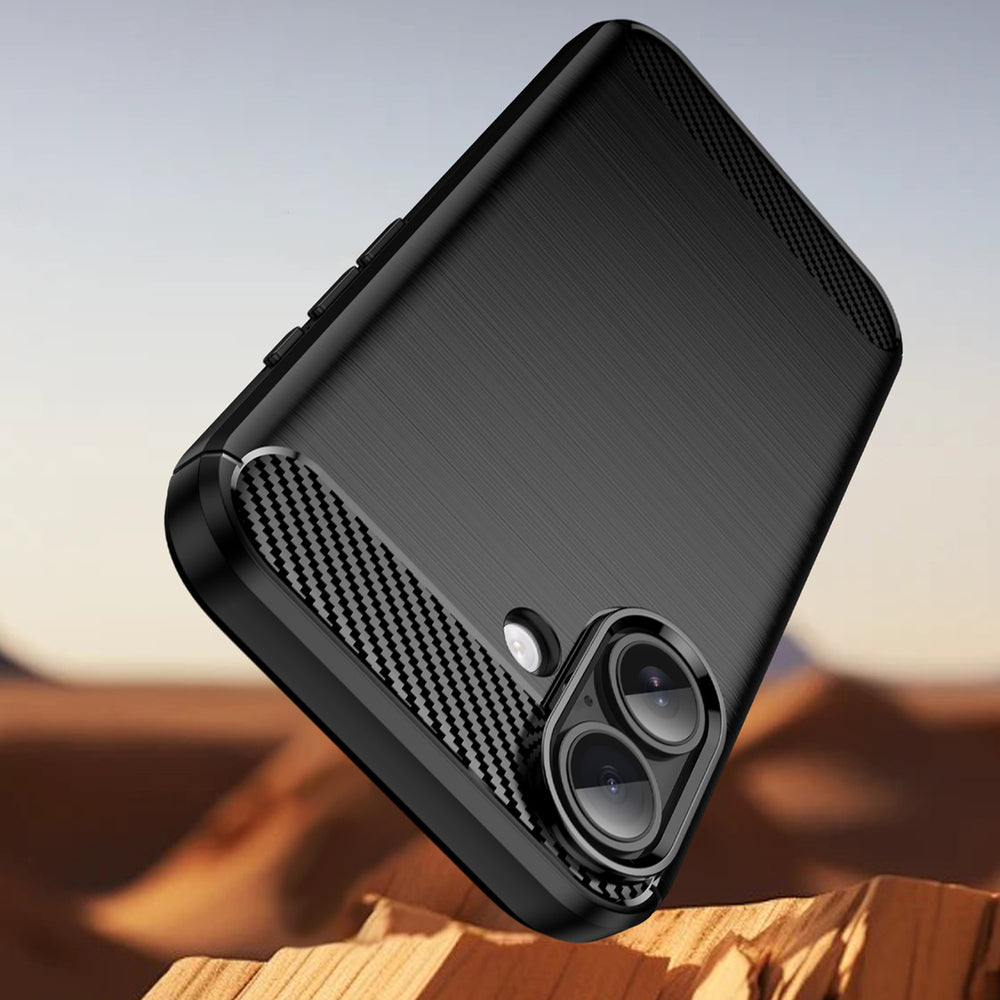 Carbon Case til iPhone 17 - sort