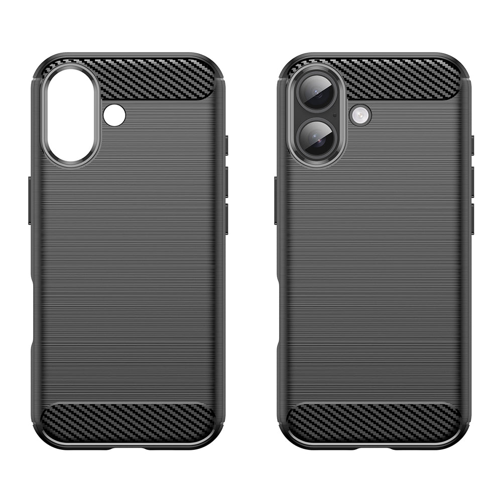 Carbon Case til iPhone 17 - sort
