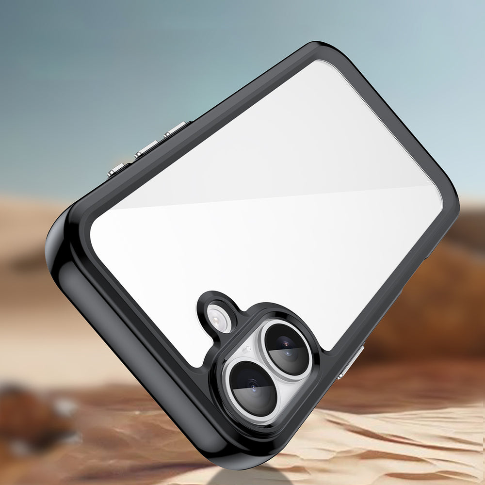 Outer Space iPhone 17 Case - sort gennemsigtigt