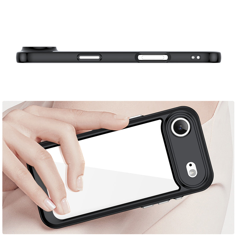 Outer Space Case til iPhone Air - sort gennemsigtigt