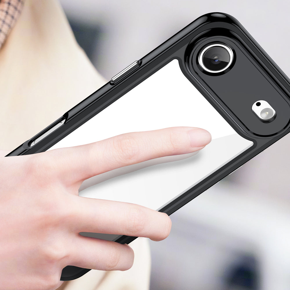 Outer Space Case til iPhone Air - sort gennemsigtigt