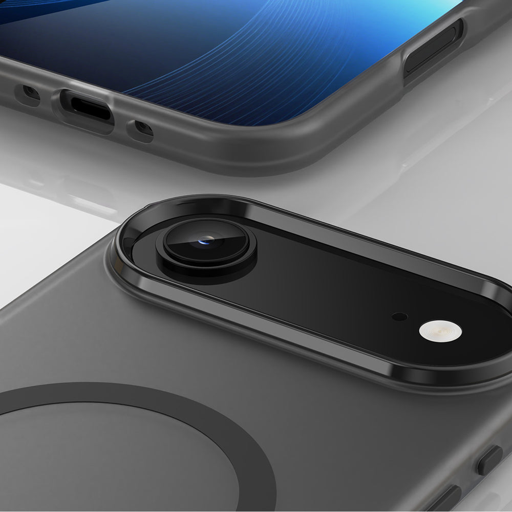 Magnetisk slibende iPhone Air Case Kompatibel med MagSafe - Matte Black