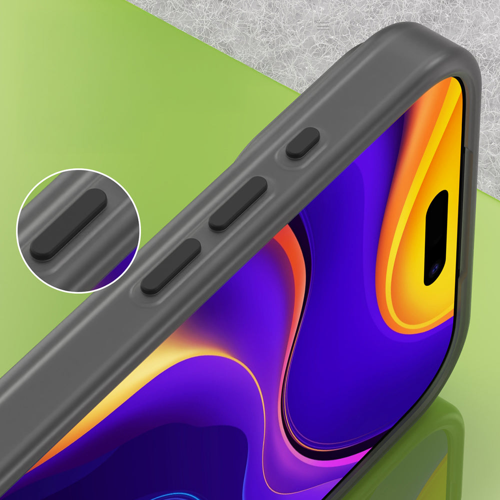 Magnetisk slibende iPhone 17 Pro Case Kompatibel med MagSafe - Matte Black