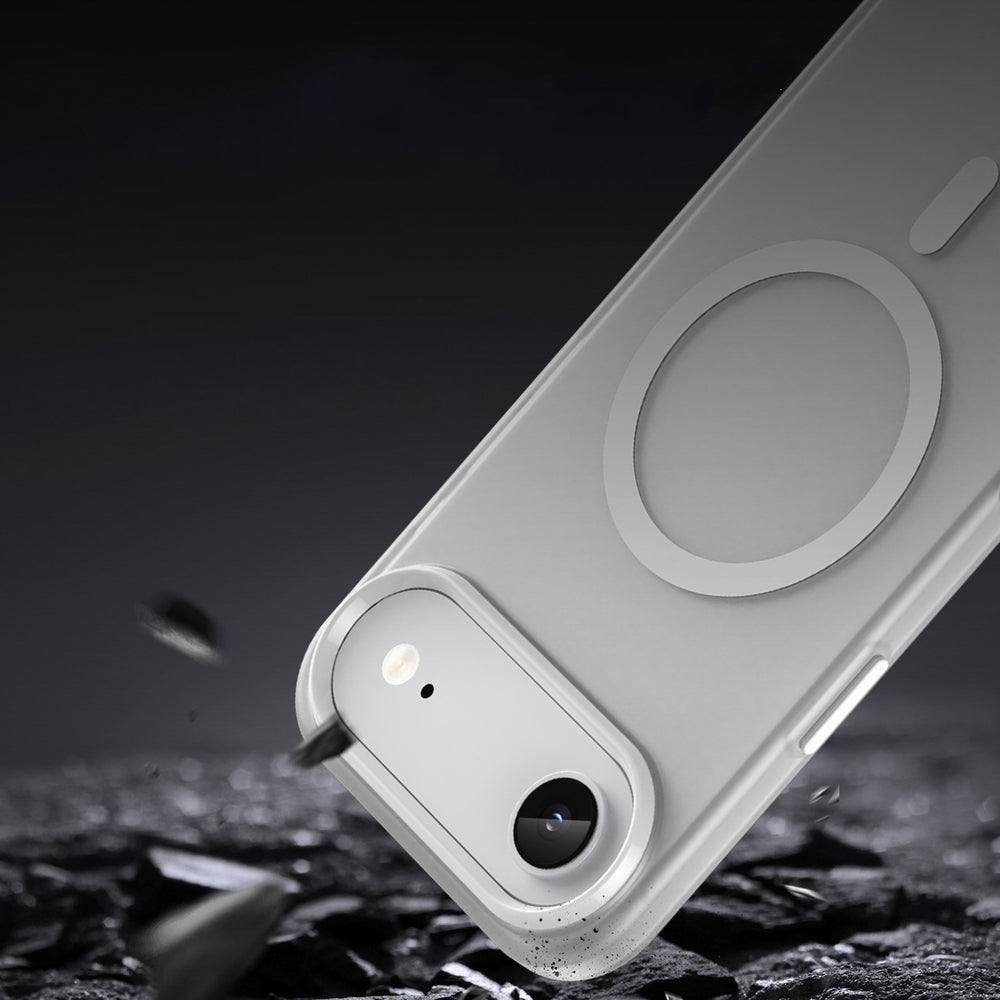 Magnetisk slibende iPhone Air Case Kompatibel med MagSafe - Matte White