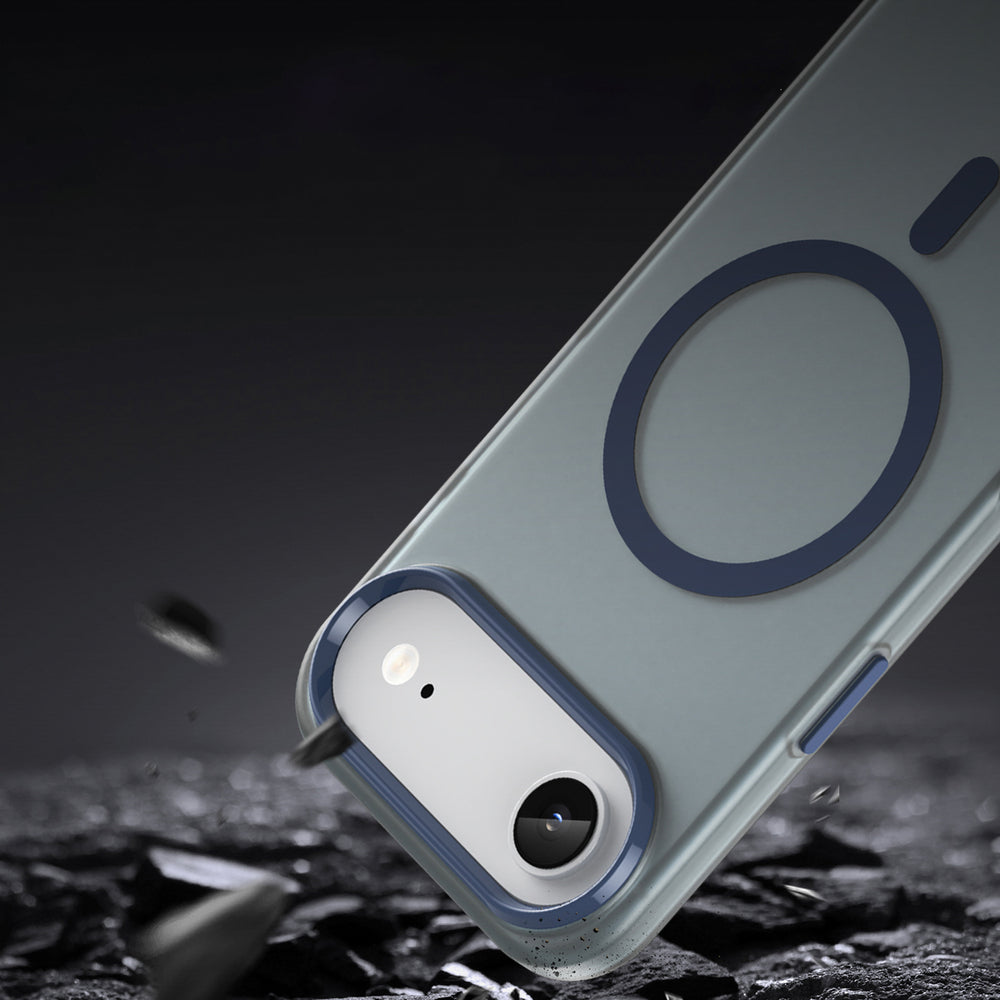 Magnetisk slibende iPhone Air Case Kompatibel med MagSafe - Matte Blue