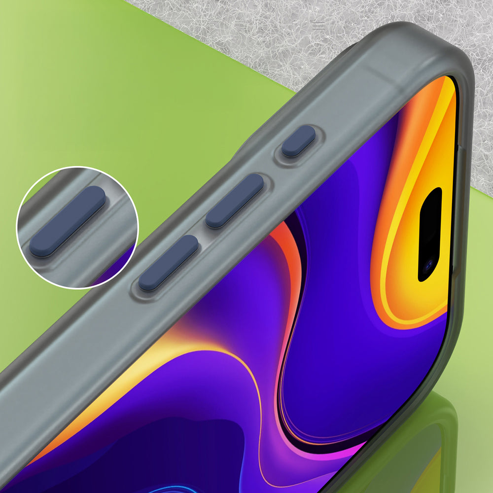 Magnetisk slibende iPhone 17 Pro Case Kompatibel med MagSafe - Matte Blue