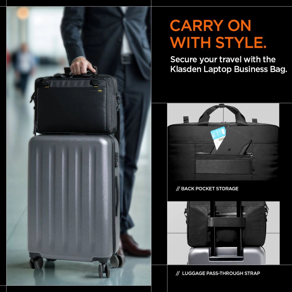 Spigen KD300 Laptop Bag - sort