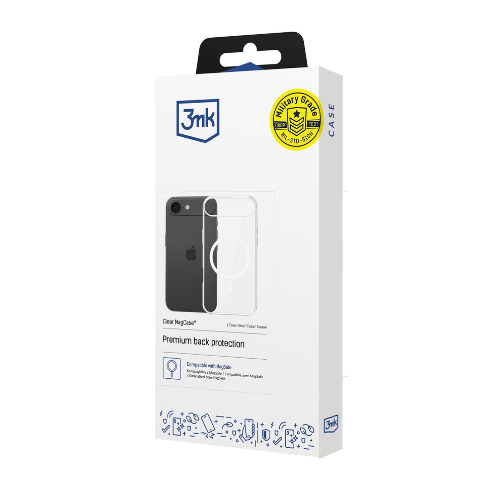 3mk Clear MagCase til Apple iPhone 17 Air - gennemsigtigt