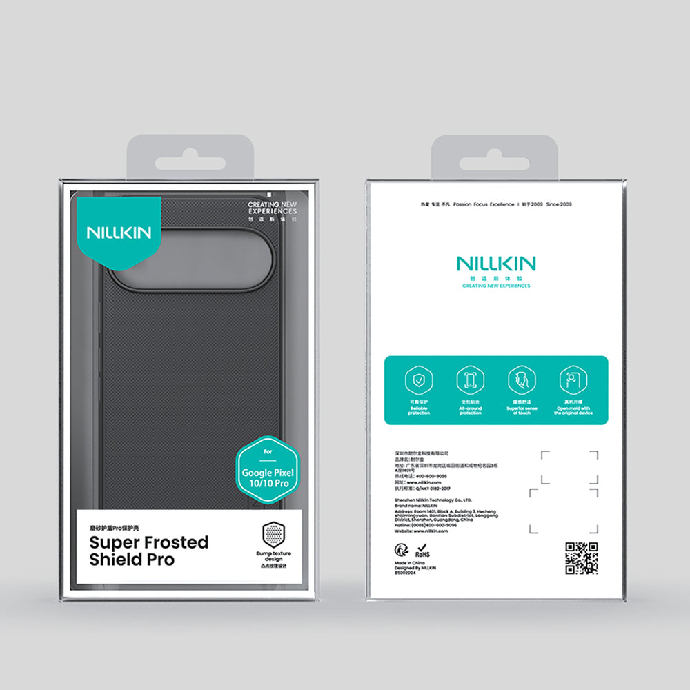 Nillkin Super Frosted Shield Pro Case til Google Pixel 10/10 Pro - sort