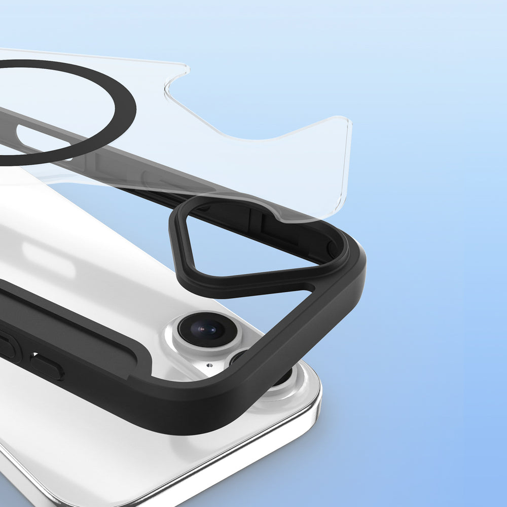 Dux Ducis Skin X Pro iPhone 17 Case med Wallet, MagSafe Kompatibel - sort