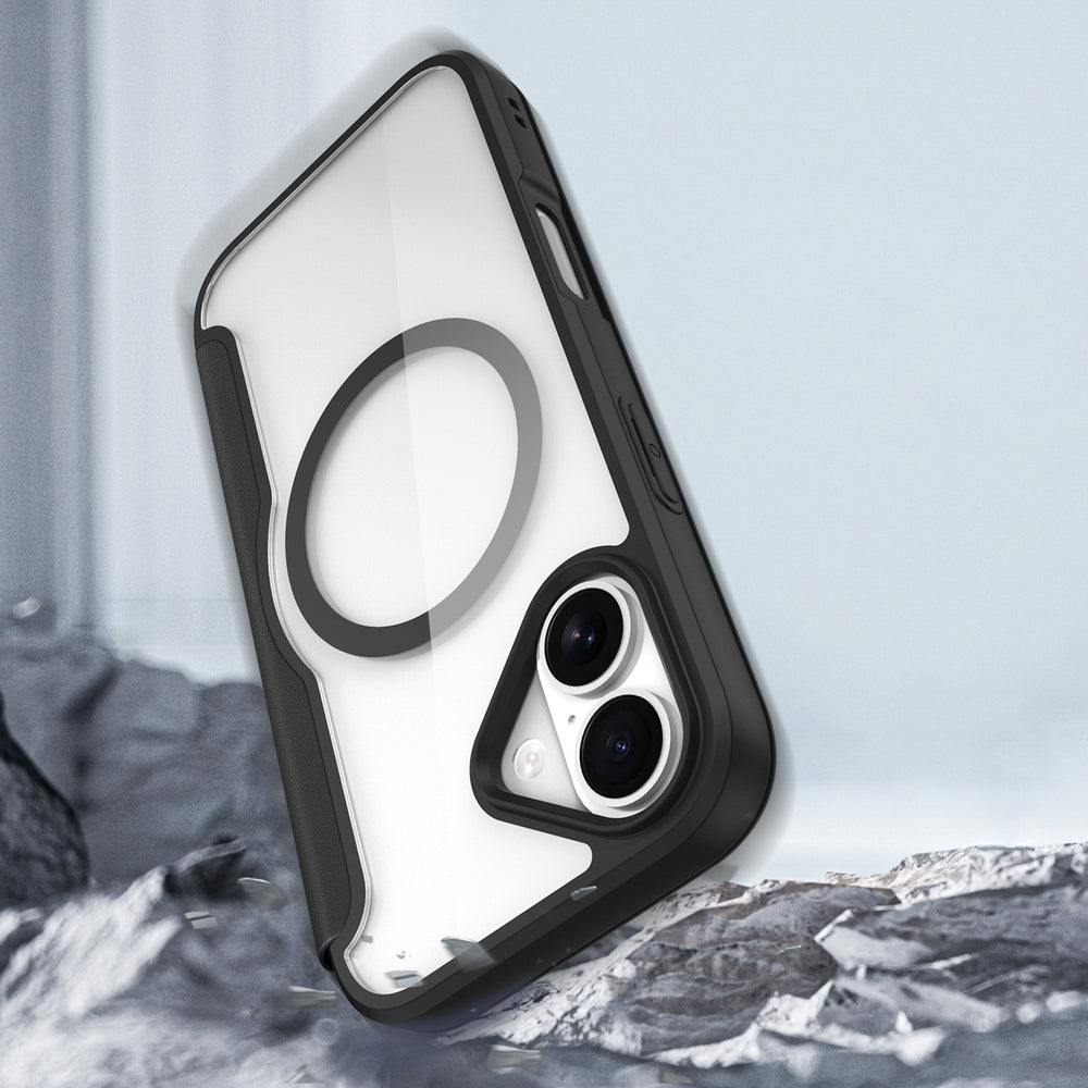 Dux Ducis Skin X Pro iPhone 17 Case med Wallet, MagSafe Kompatibel - sort