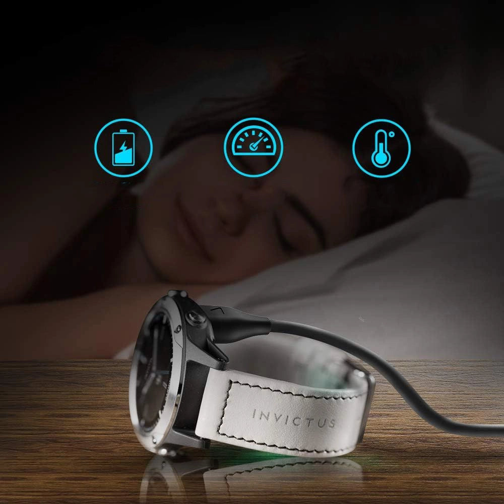 Tech-Protect MC04 UltraBoost USB-A-kabel til Garmin Watch 1m - sort