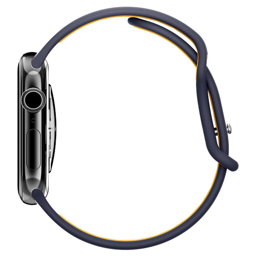 Spigen Nano Pop Strap til Apple Watch 40/41/42 mm - Navy Blue/Orange