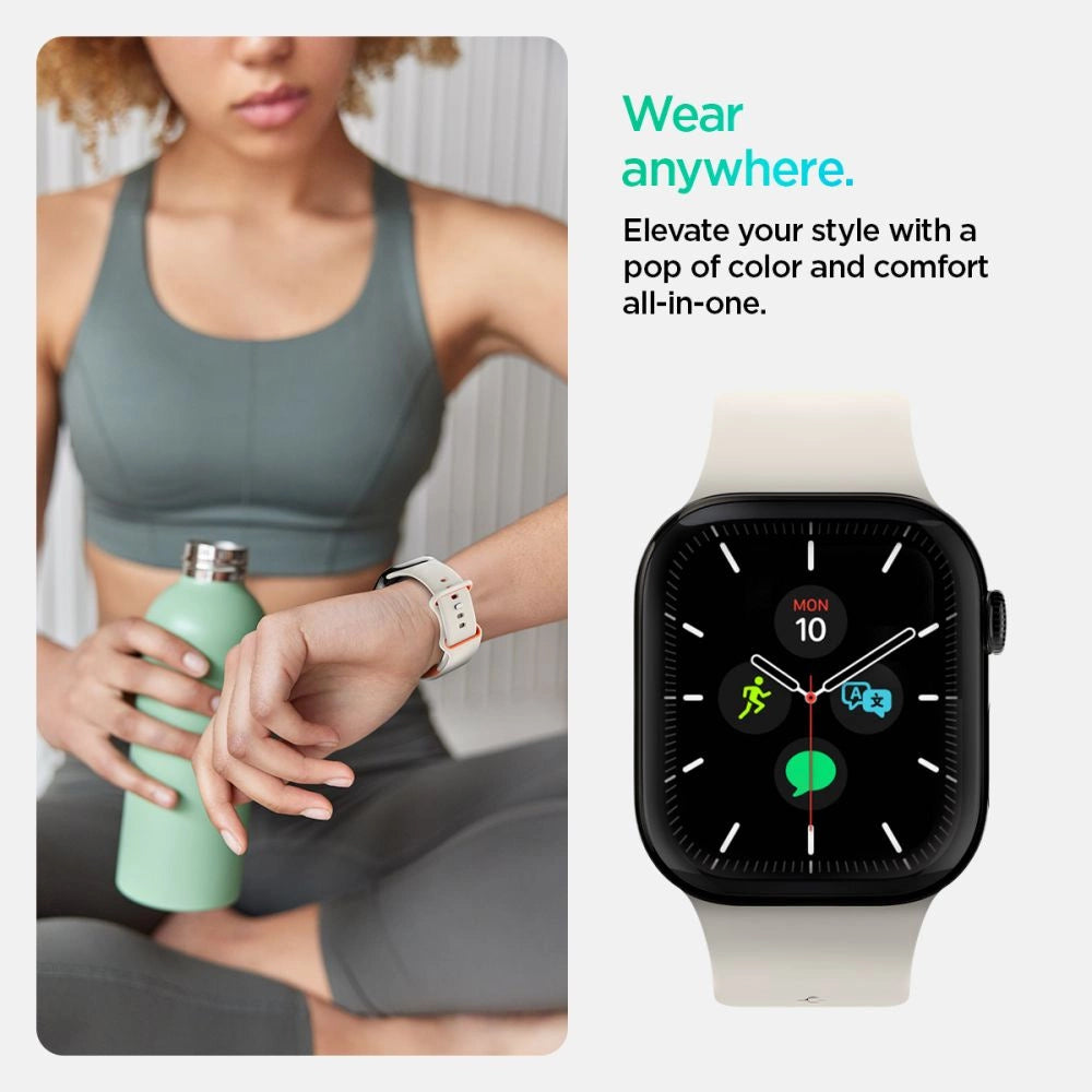 Spigen Nano Pop Strap til Apple Watch 40/41/42 mm - beige