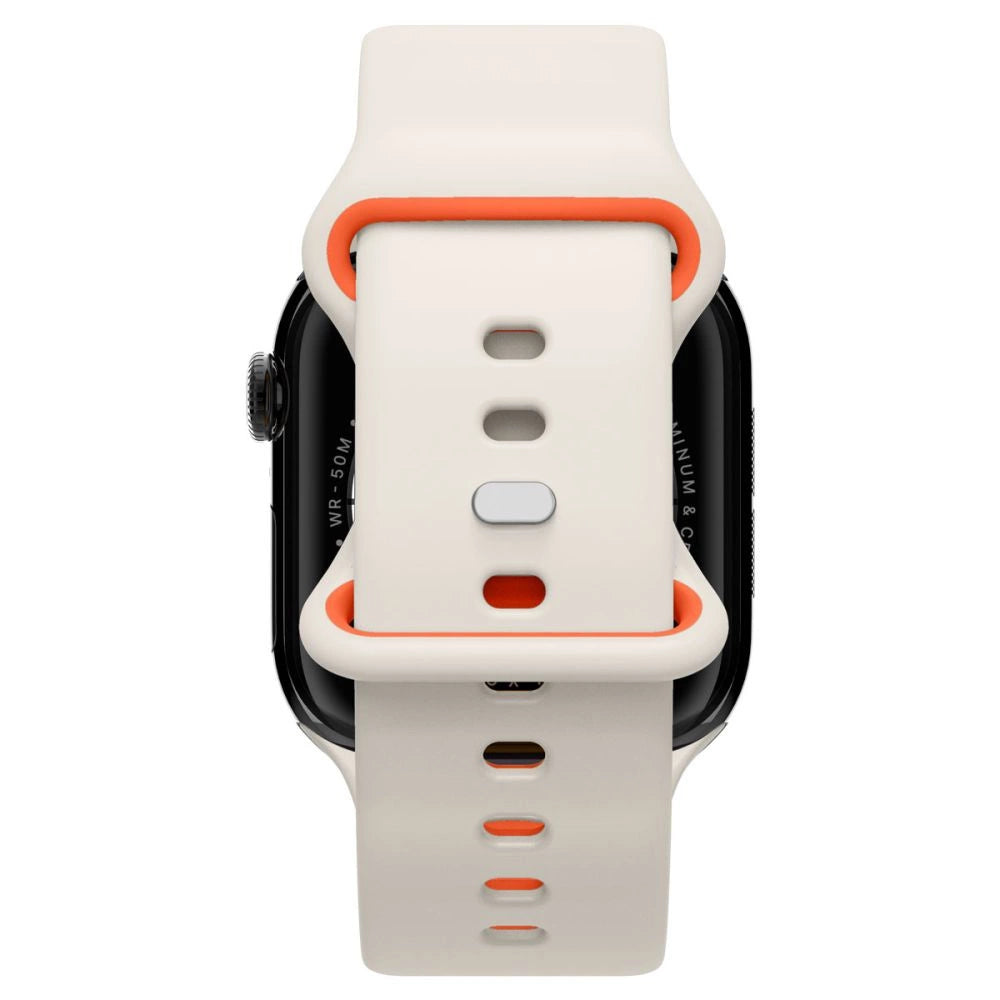 Spigen Nano Pop Strap til Apple Watch 44/45/46/49 mm - Beige-Orange