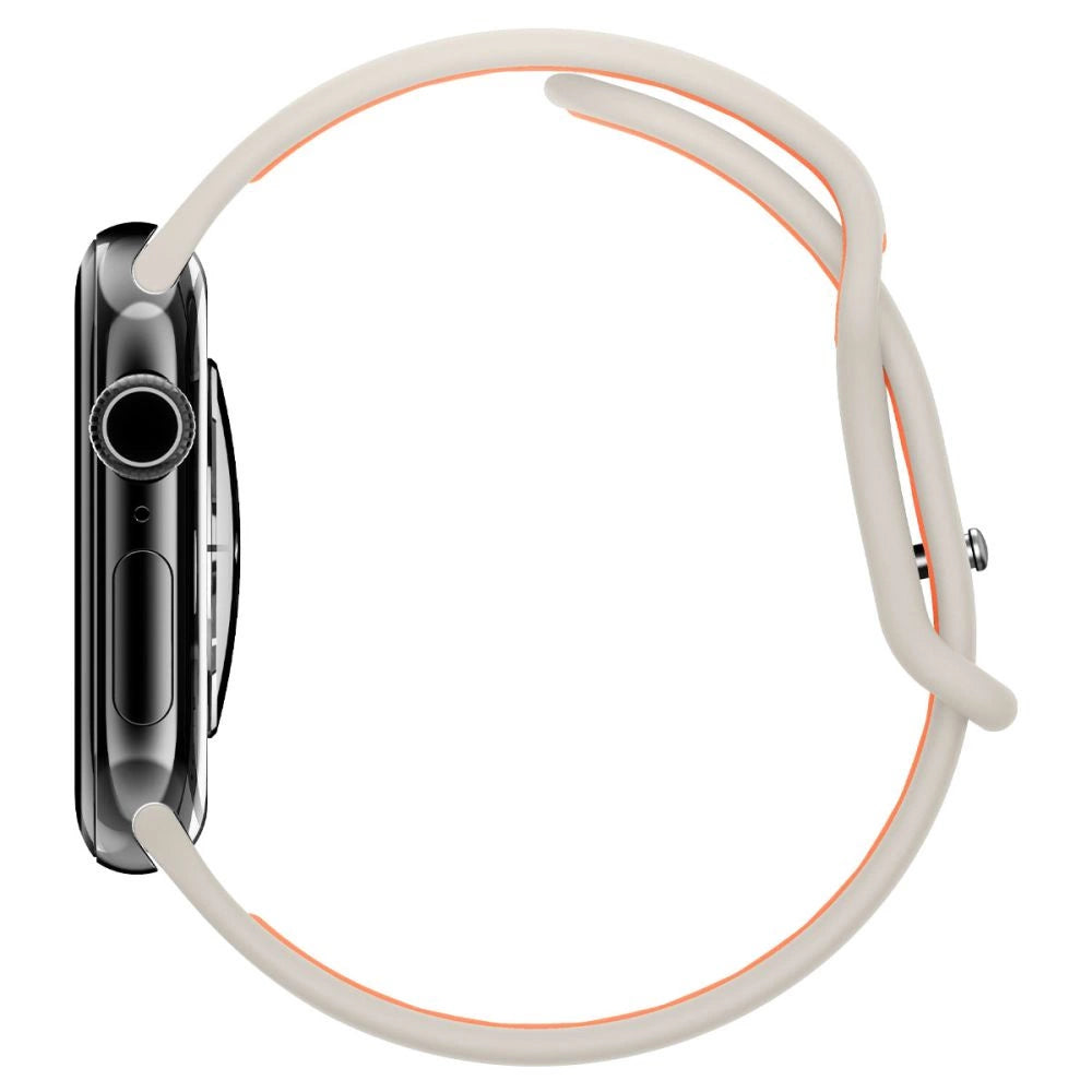 Spigen Nano Pop Strap til Apple Watch 44/45/46/49 mm - Beige-Orange