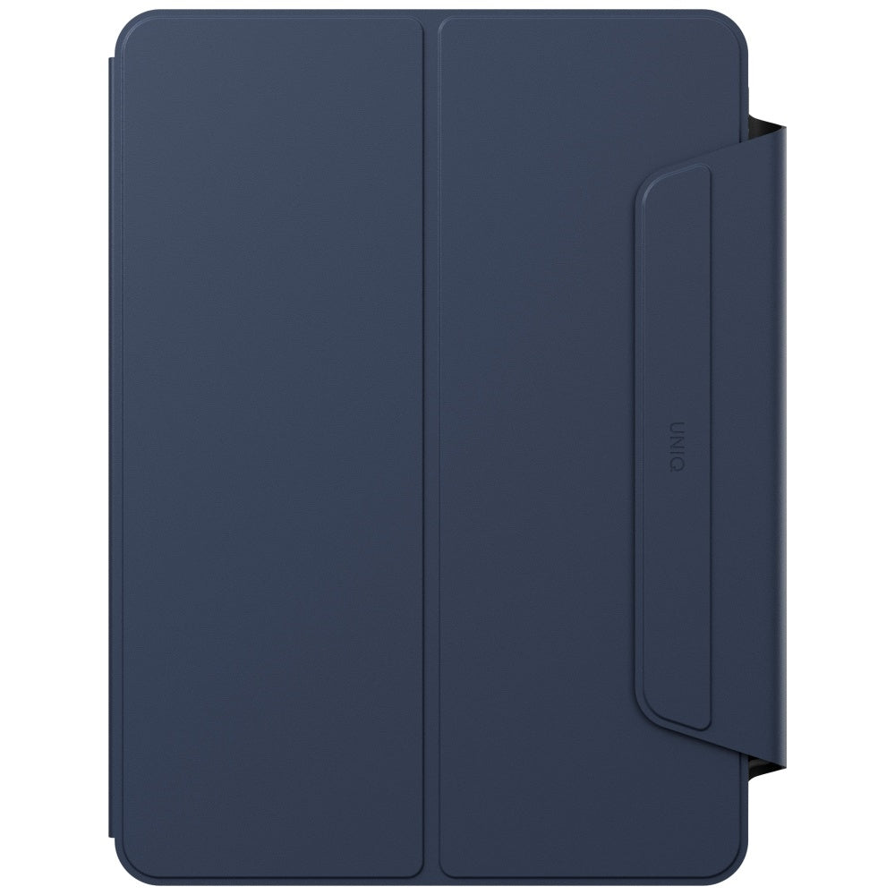 Uniq Rovus Snapmount Magnetic 360 Rotating Fjernbar forside til iPad 11" 2025 / iPad 10.9" 2022 (10 generation) - marineblå