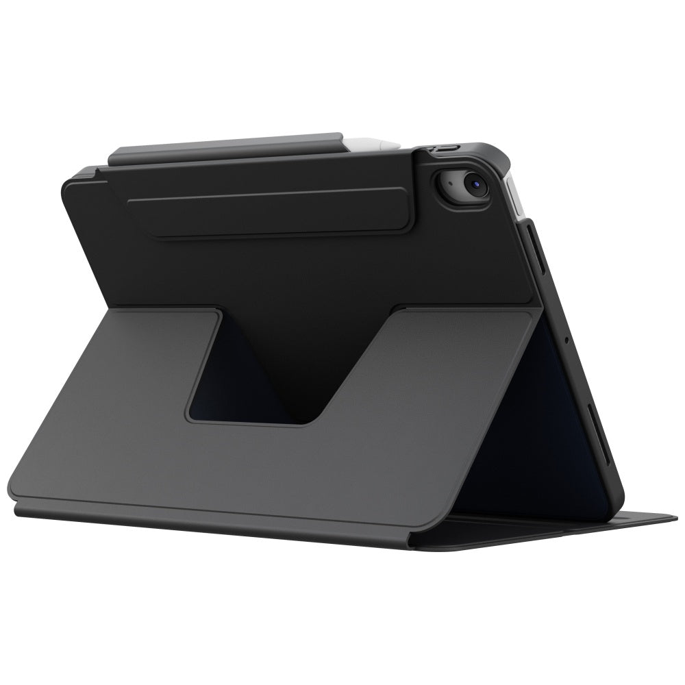 Uniq Rovus Snapmount Magnetic 360 Rotating Detachable Case til iPad Air 11" 2024 / 2025 / iPad Air 10.9" 2020 / 2022 - sort