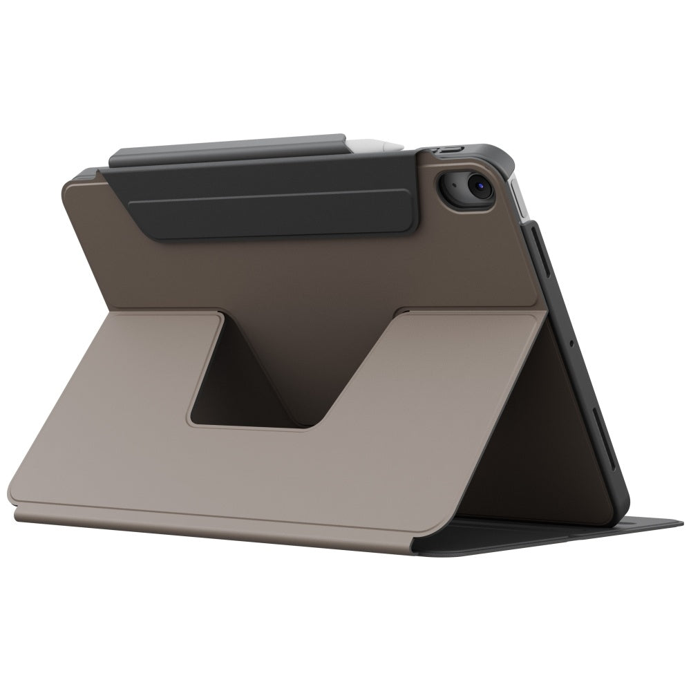 Uniq Rovus Snapmount Magnetic 360 Rotating Aftagelig beholder til iPad Air 11" 2024 / 2025 / iPad Air 10.9" 2020 / 2022 - grå