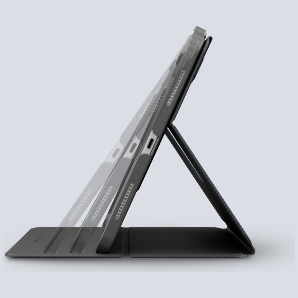 Uniq Rovus Snapmount Magnetic 360 Rotating Detachable Case for iPad Air 13" 2024 / 2025 - Grå