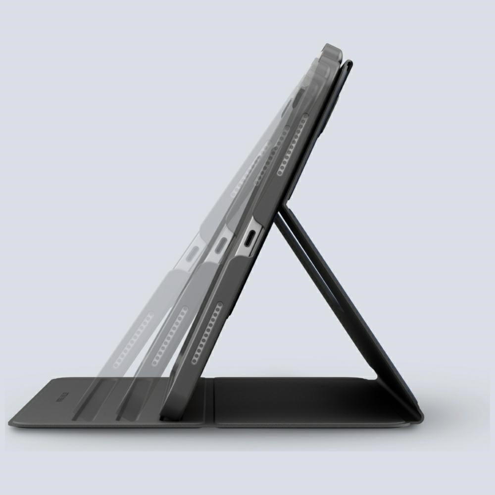 Uniq Rovus Snapmount Magnetic 360 Rotating Fjernbar fodtøj til iPad Pro 13 2024 (7. generation) - sort