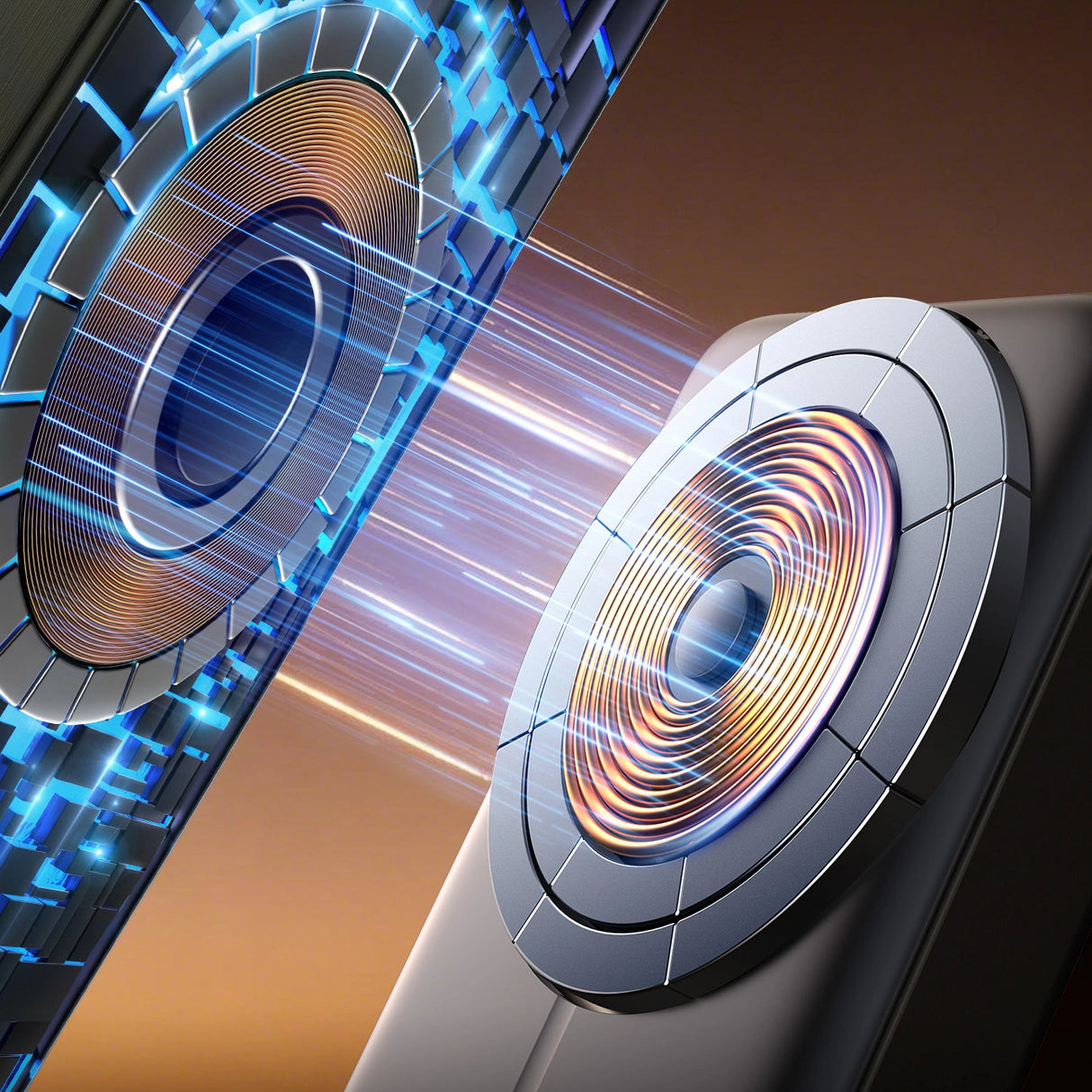 Joyroom JR-PBM02 Powerbank 22.5W 10000mAh 3in1 Magnetisk Induktiv Kompatibel med MagSafe med indbygget kabel - sort