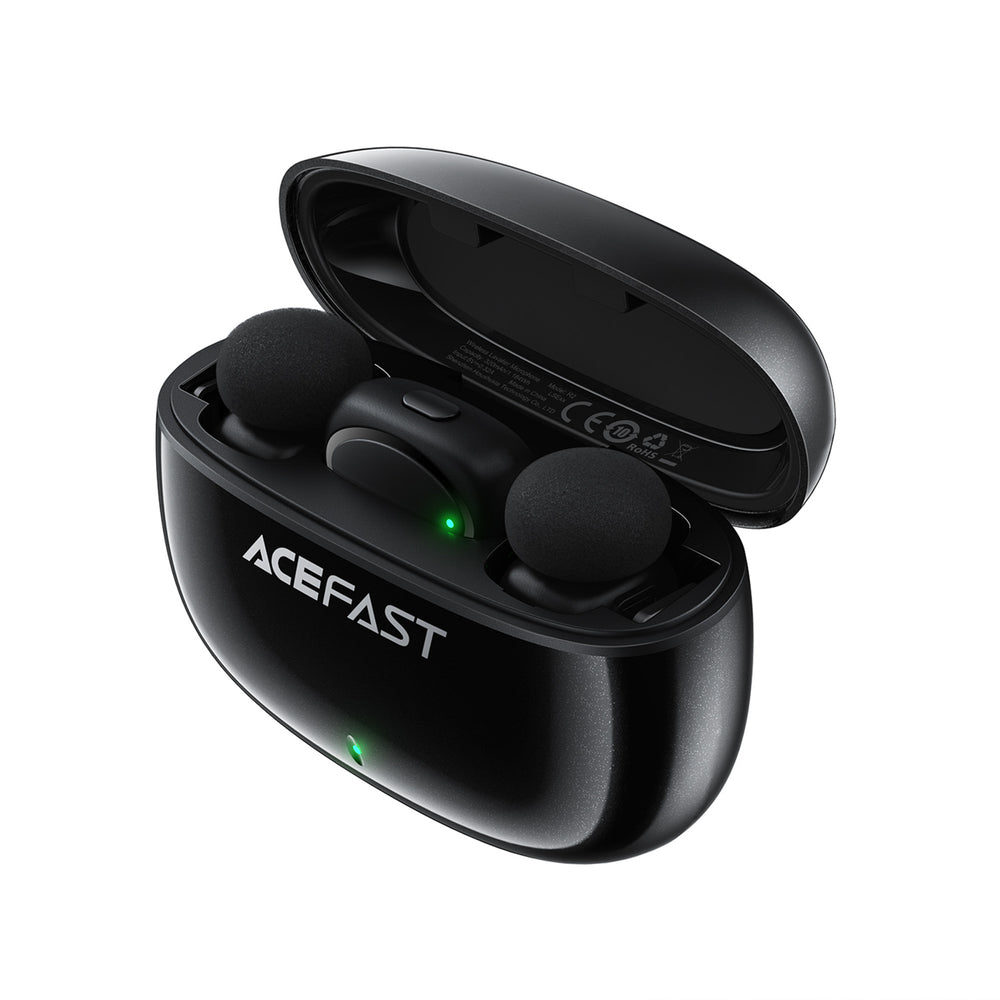 Acefast R2 Wireless Lavalier Microphones - Black