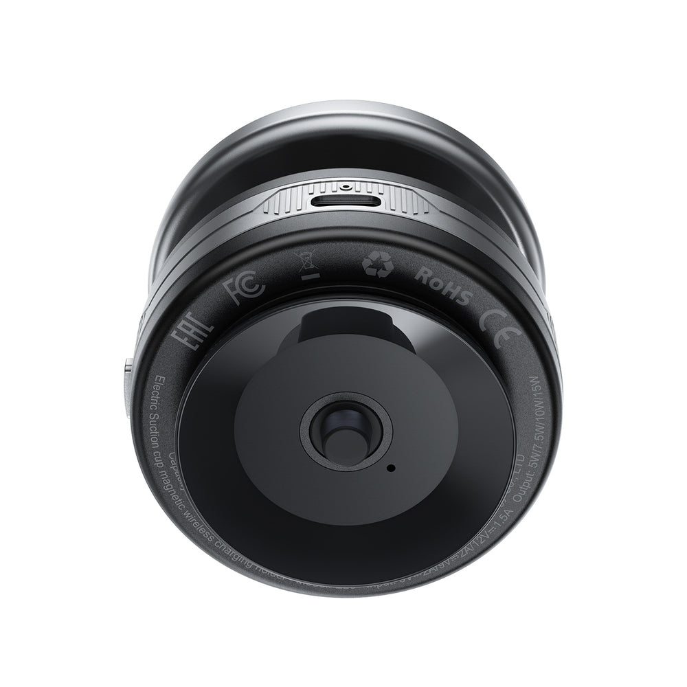 Acefast E29 Magnetic Holder with Wireless Charger with Suction Cup for Dashboard/Windshield - Black
