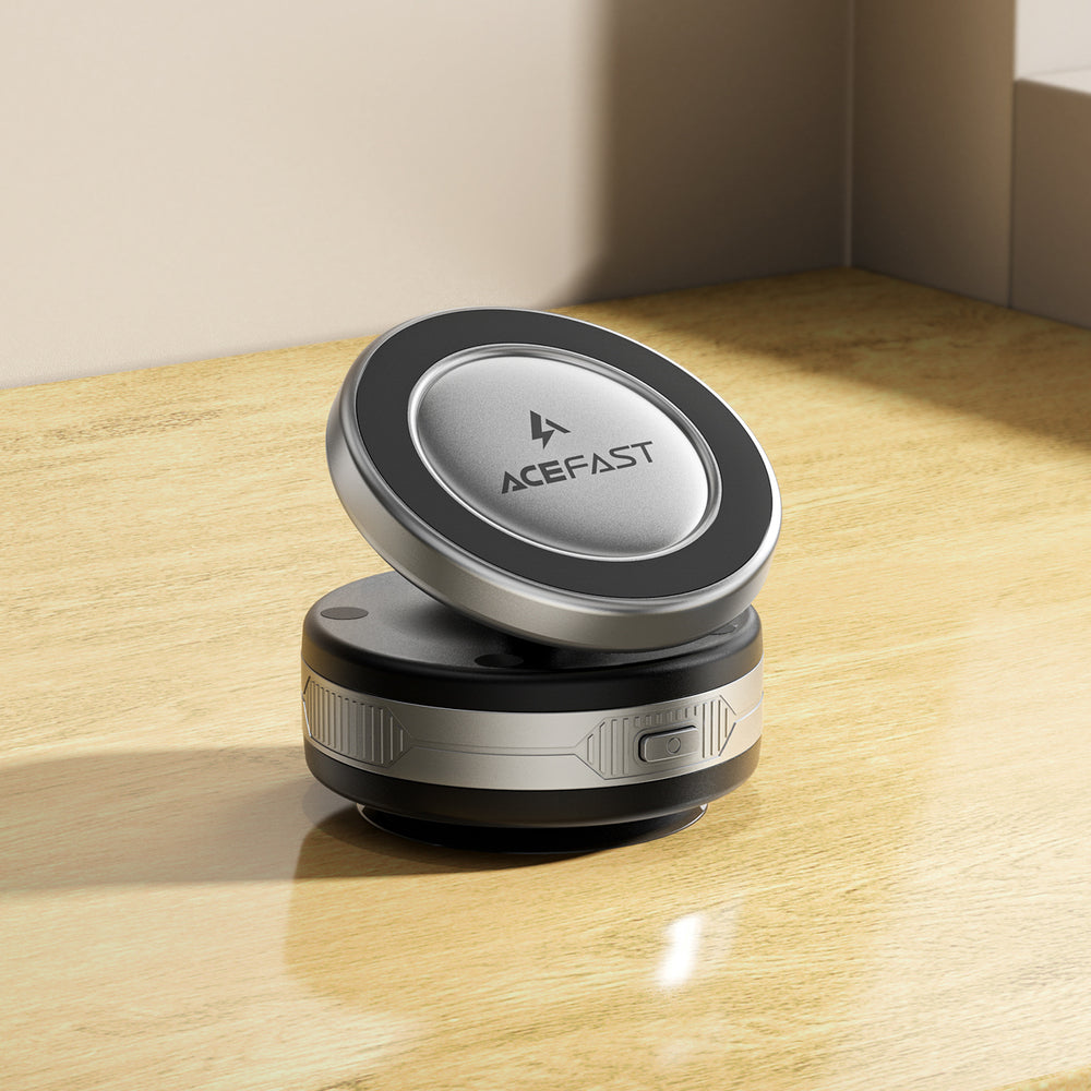 Acefast E29 Magnetic Holder with Wireless Charger with Suction Cup for Dashboard/Windshield - Black