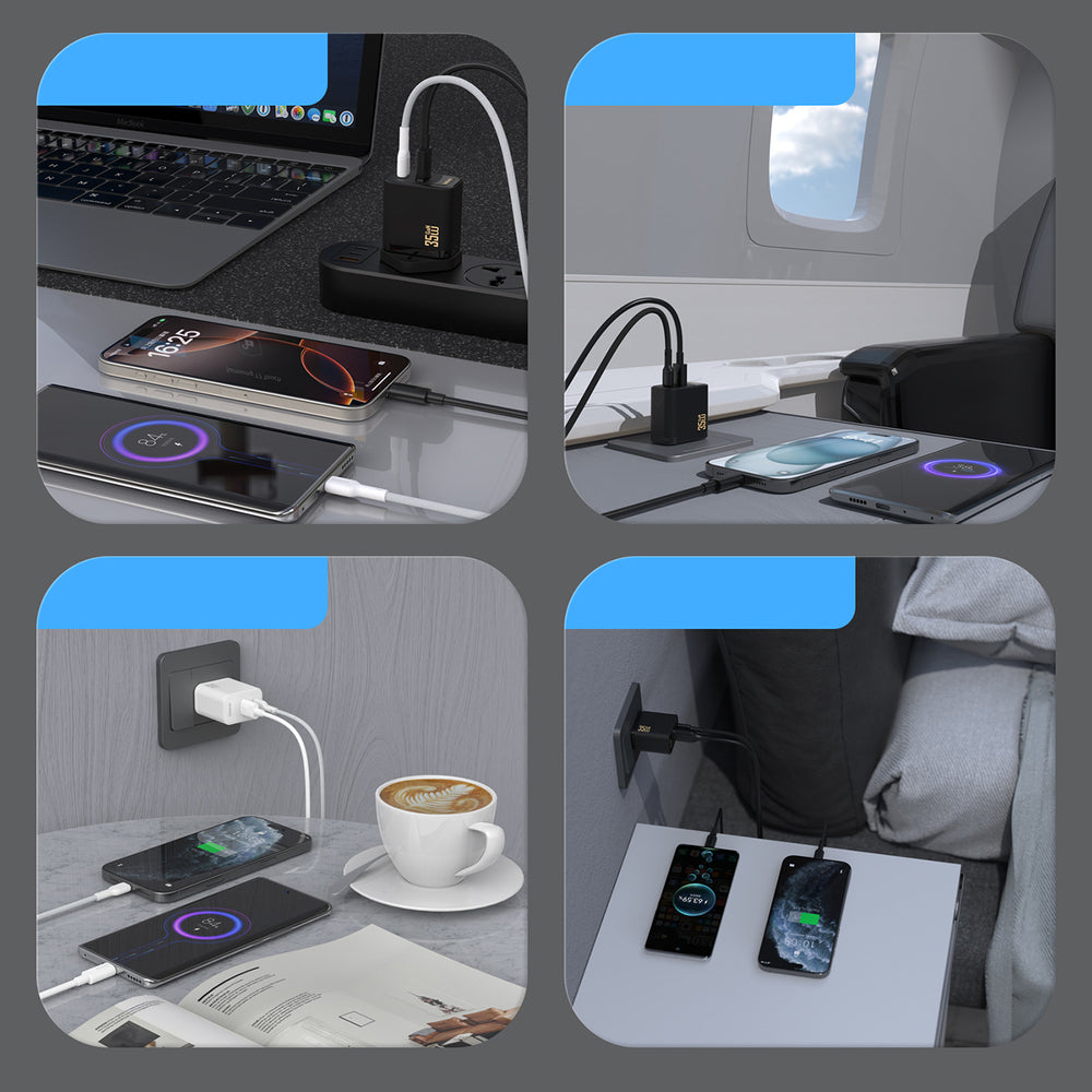 Dudao A27 Max 35W GaN Wall Charger - sort