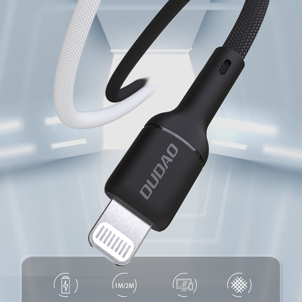 Dudao L9X 30W USB-C - Lightning Cable 1m - sort